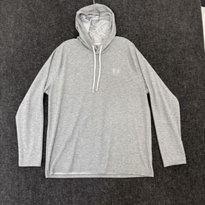 Under Armour Expanse Hoodie Men's Extra Large Gray Pullover Shirt Hooded 1382181